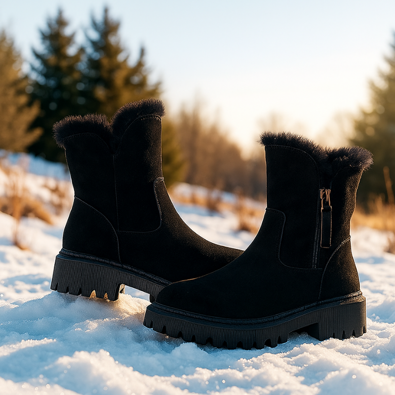 NordÉlégance™ – Bottes d’hiver fourrées et imperméables pour femme