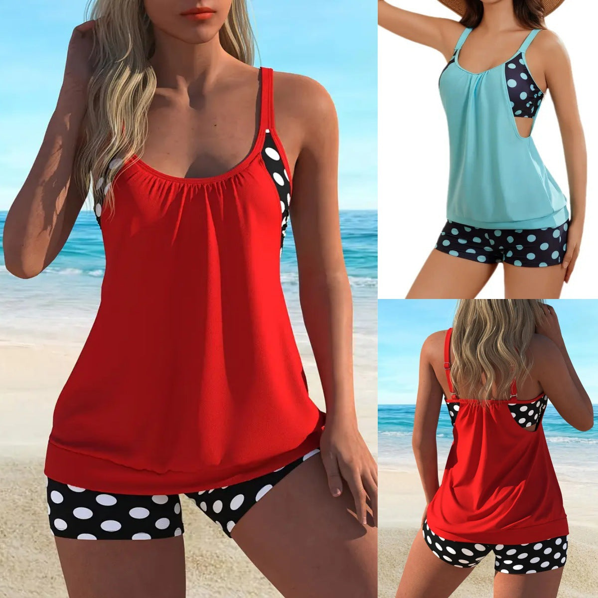 BELLAZIA™ – Maillot de Bain 2 Pièces Taille Haute pour Femme