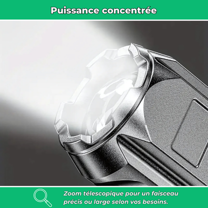 LuminoX – Lampe torche à zoom télescopique
