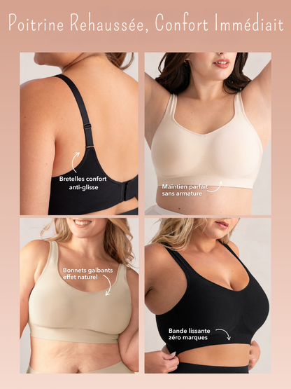 Éléva™ – Soutien-gorge sans armatures, maintien naturel & confort absolu