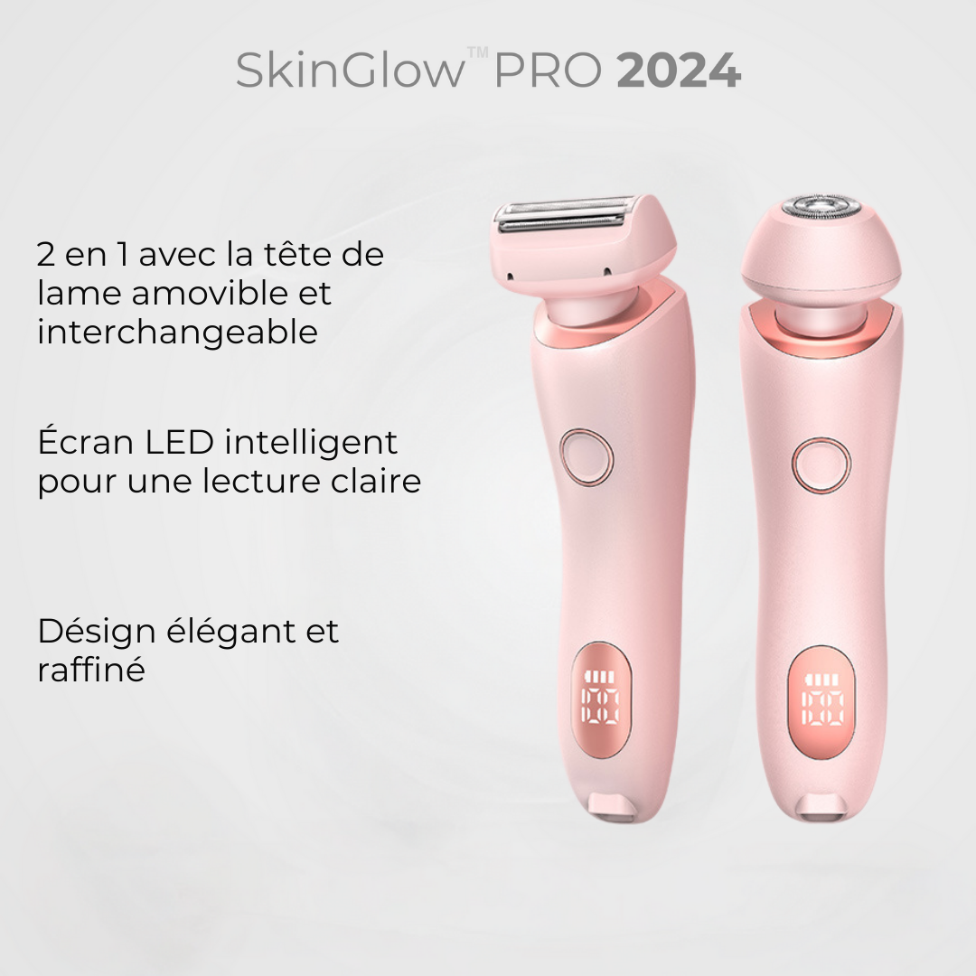 SkinGlow™ Pro - Nano rasoir pour une peau douce