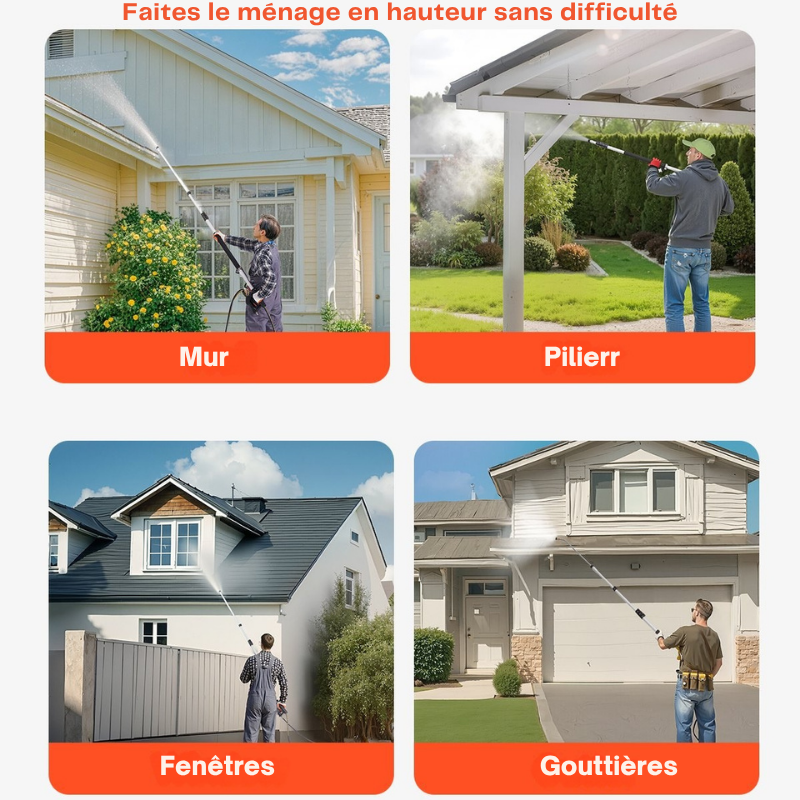 SkyReach 365 – Lance télescopique 24 Pieds 4000 PSI