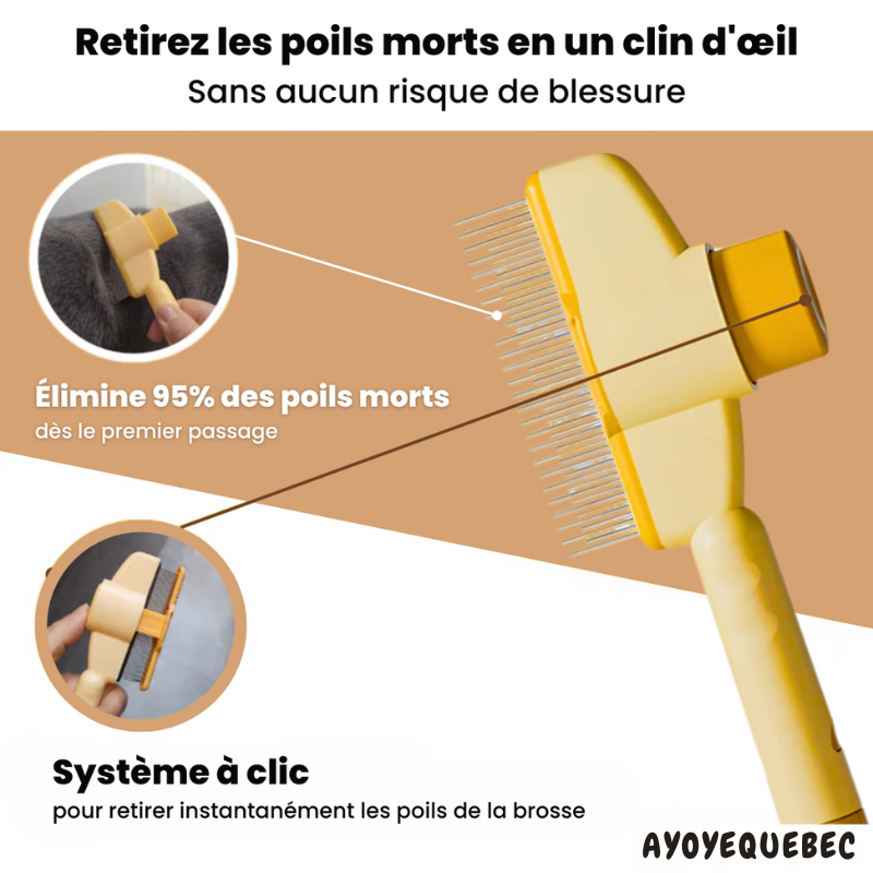 SmartBrush™ – Brosse anti-poils morts