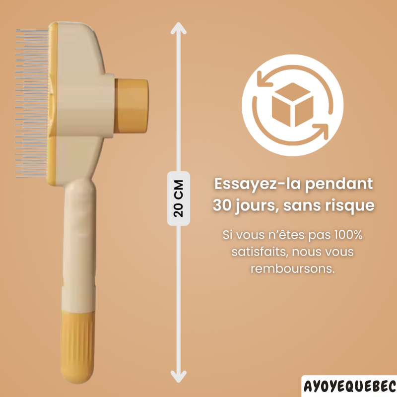 SmartBrush™ – Brosse anti-poils morts