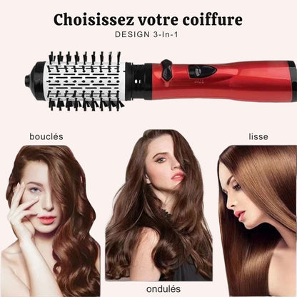 Lisseur Brosse 3 en 1 avec Rotation 360°