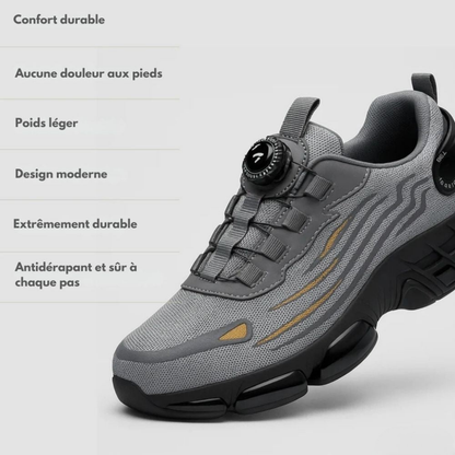 Atlas S3™ – Chaussures de sécurité : norme S3, antidérapantes SRC, étanches WR, coque acier & semelle Kevlar