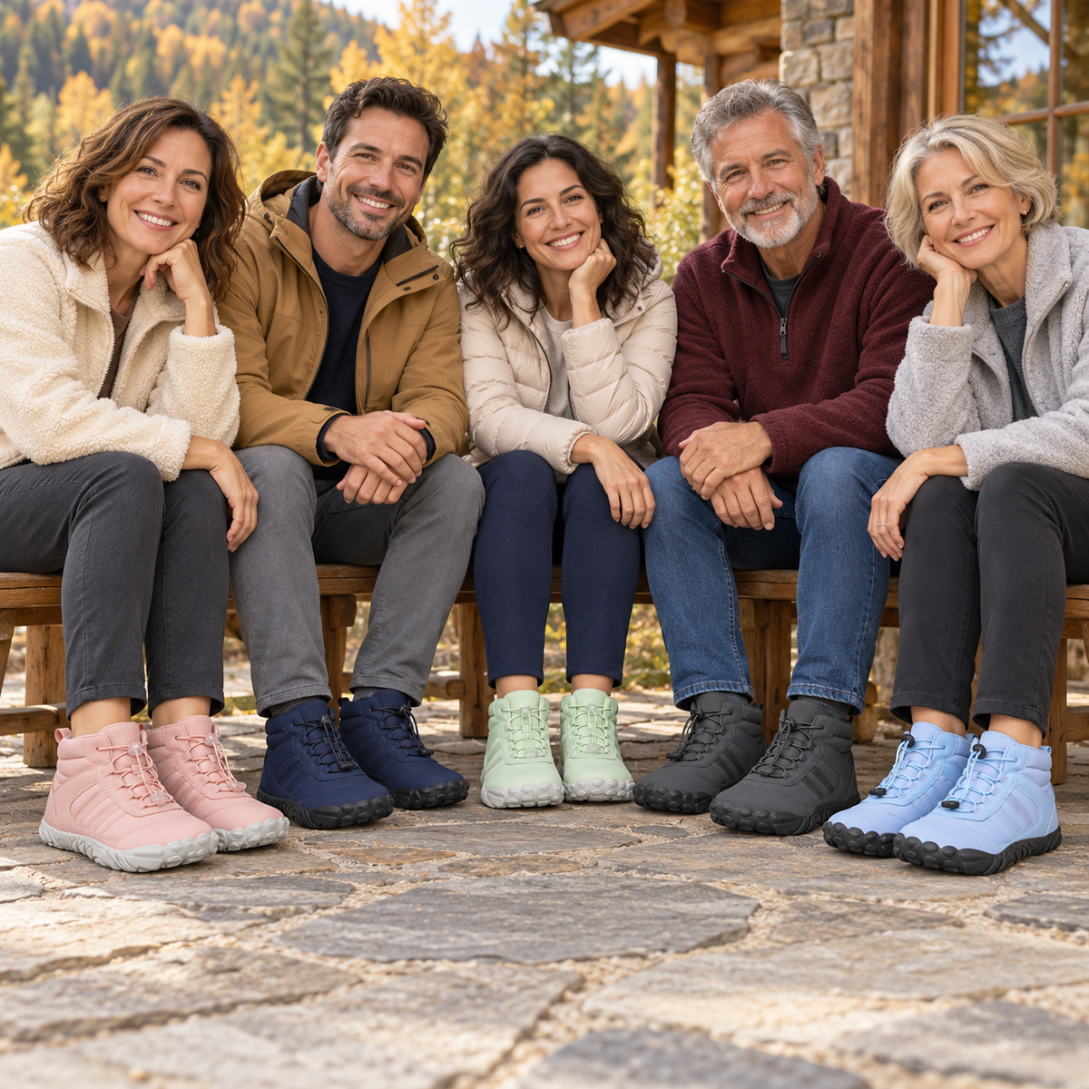 NATURVA™ – Bottines d’hiver souples et doublées – UNISEXE.