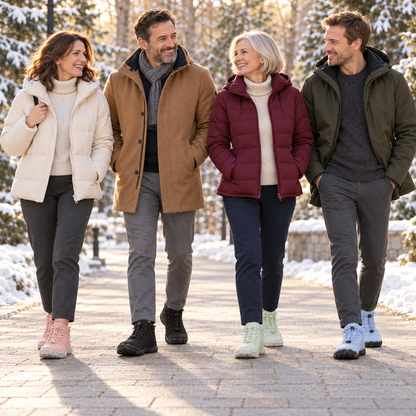 NATURVA™ – Bottines d’hiver souples et doublées – UNISEXE.
