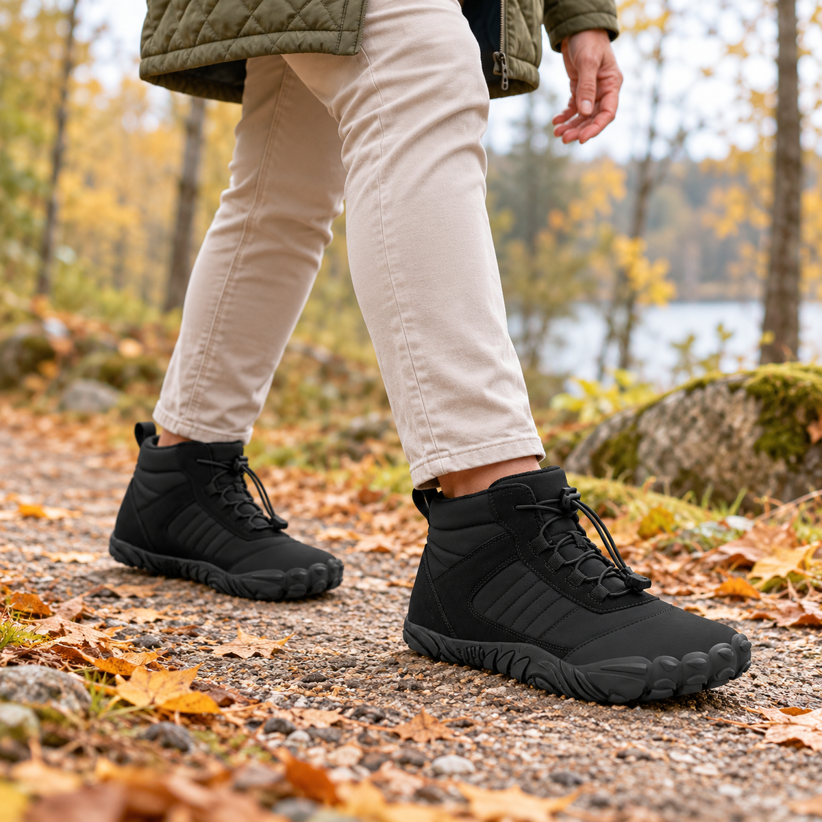 NATURVA™ – Bottines d’hiver souples et doublées – UNISEXE.