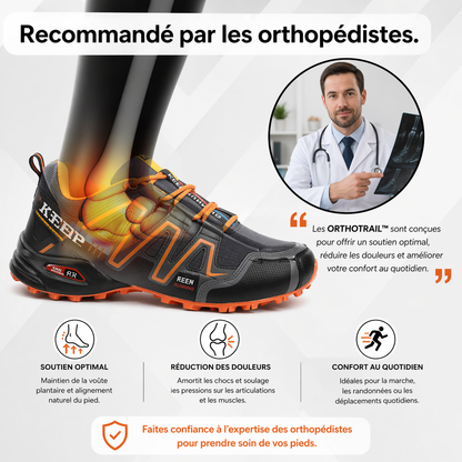 ORTHOTRAIL™ – Chaussures de Marche Confort Orthopédique