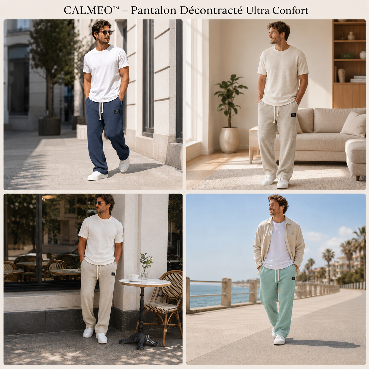 CALMEO™ – Pantalon Décontracté Ultra Confort