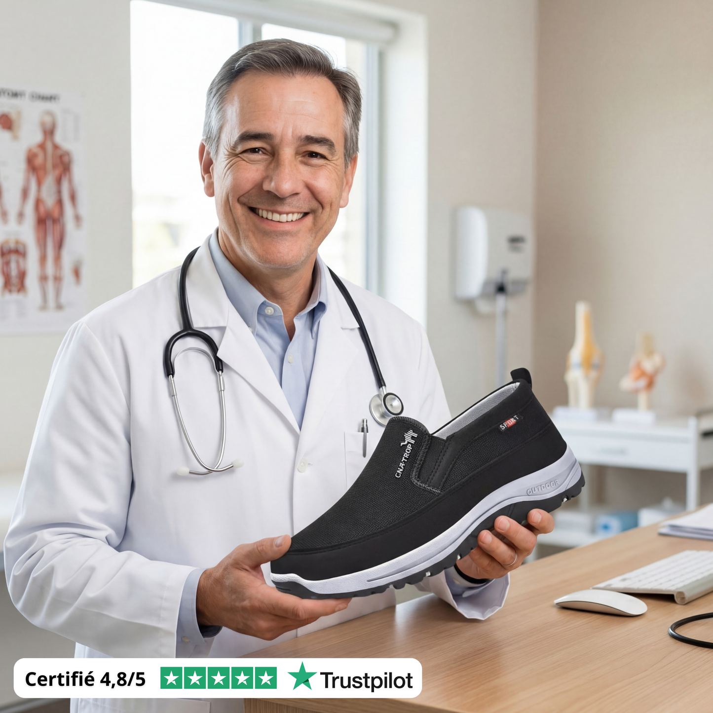 FLEXMOVE™ – Chaussures de Marche Confortables & Respirantes