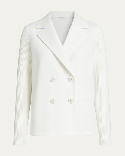 Mitou™ – Blazer élégant à manches tricotées