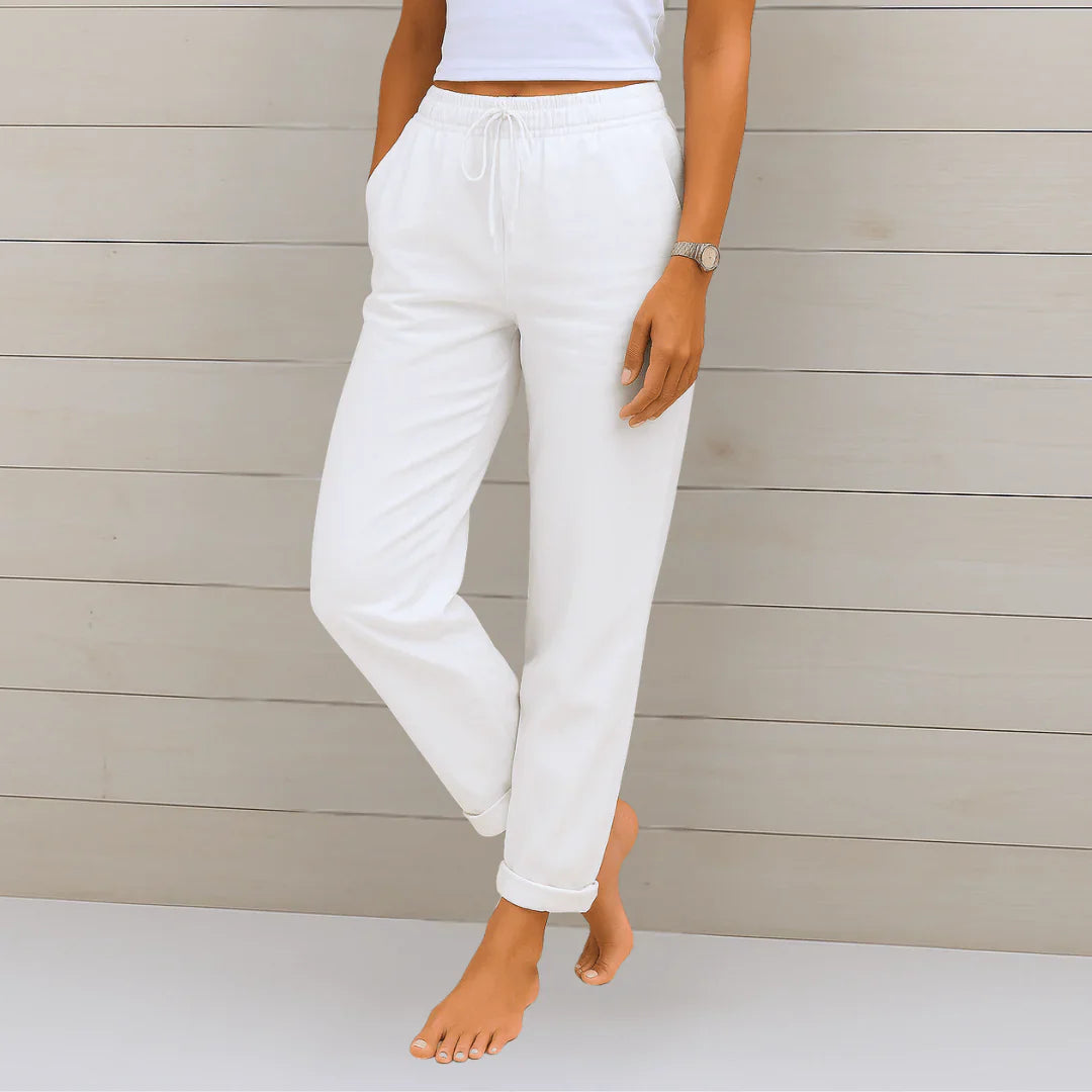 LINÉO™ – Pantalon en Lin Léger & Respirant