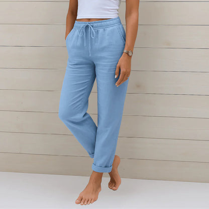 LINÉO™ – Pantalon en Lin Léger & Respirant