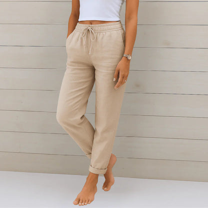 LINÉO™ – Pantalon en Lin Léger & Respirant