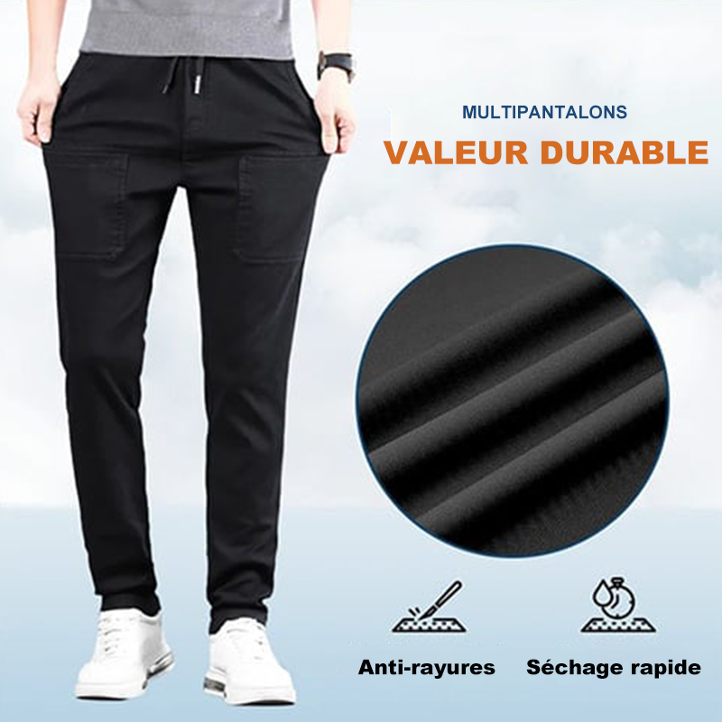 FlexiCargo™ – Pantalon cargo résistant et extensible | multiples poches | coupe confortable | 3 longueurs