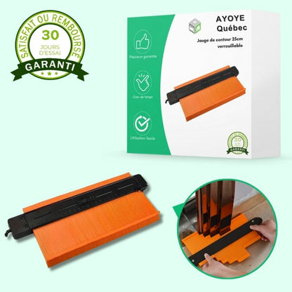 Jauge de contour 10 po avec verrouillage