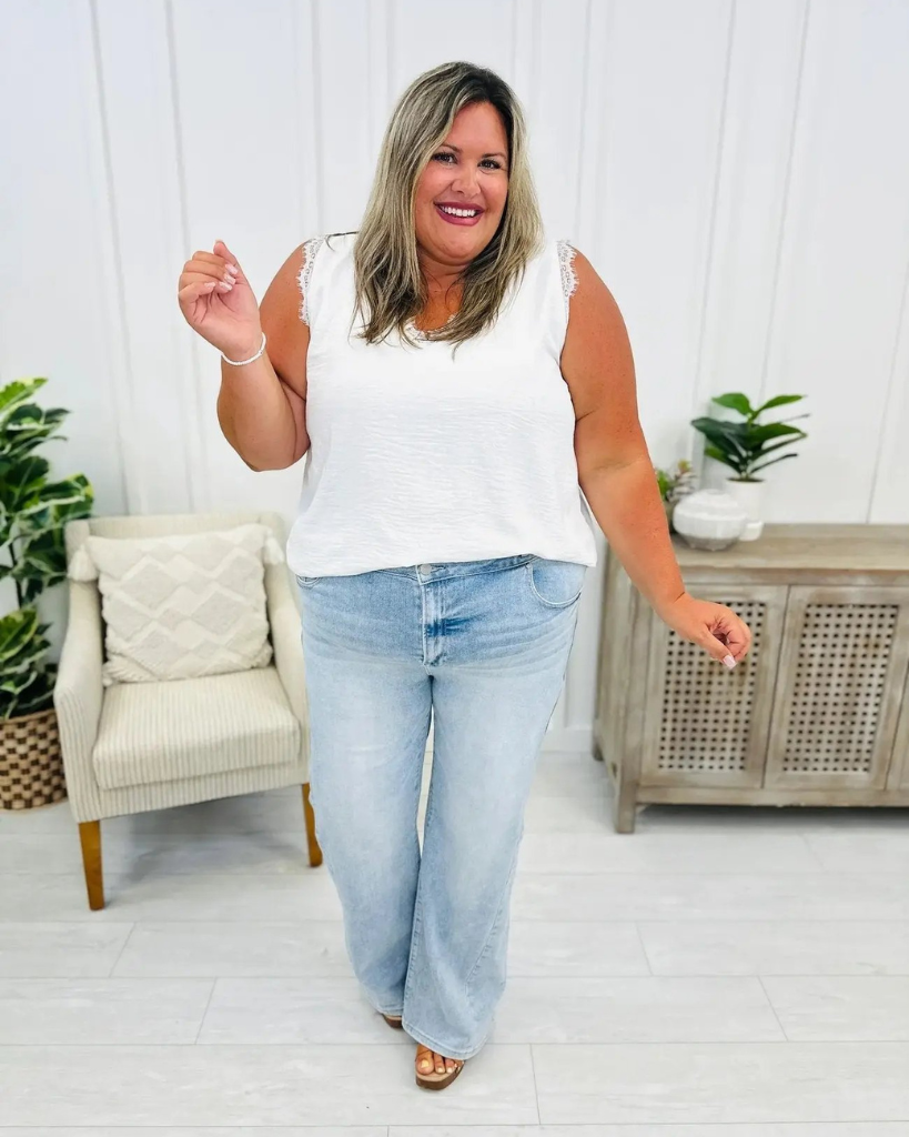 Équilibre Denim™ – Jean droit vintage taille haute ultra extensible