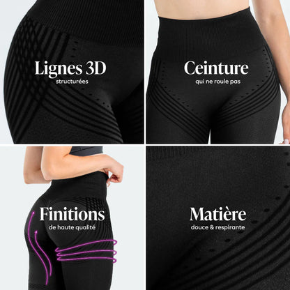 Luminessence™ Legging 3D – Sculptant, confort ultime et effet galbant