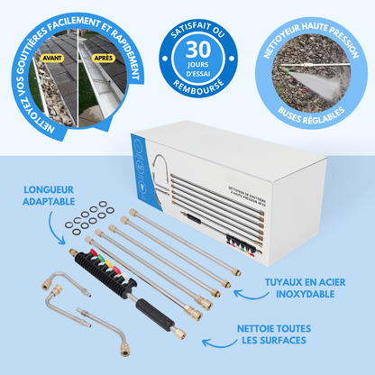 Nettoyeur de gouttière haute-pression - SkyFlow HF20