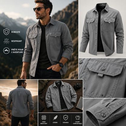 ALPHA FORCE™ – Surchemise Militaire Homme