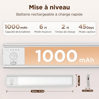 Réglette LED intelligente LumaBar™ à détecteur de mouvement