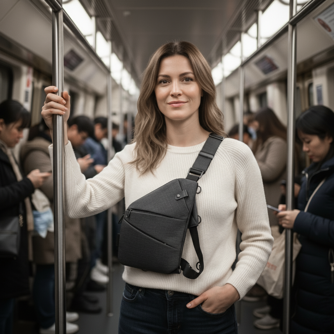 Sac bandoulière anti-vol