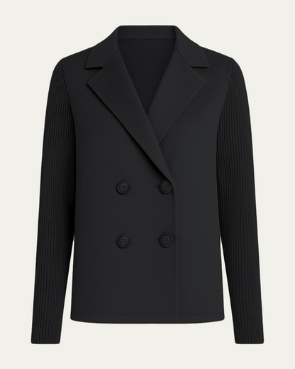 Mitou™ – Blazer élégant à manches tricotées