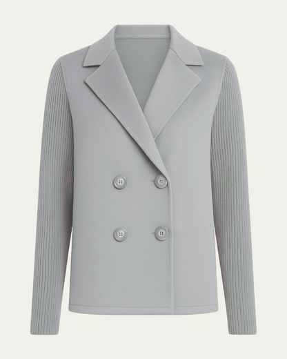 Mitou™ – Blazer élégant à manches tricotées