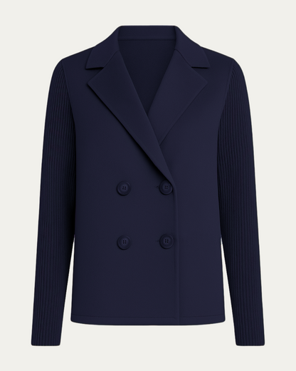 Mitou™ – Blazer élégant à manches tricotées
