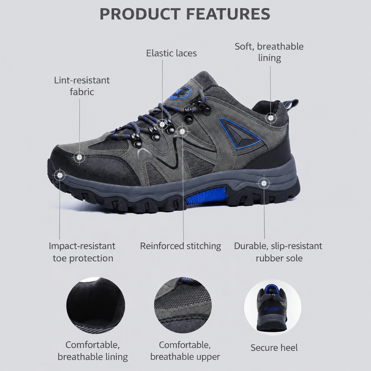 Product features in English