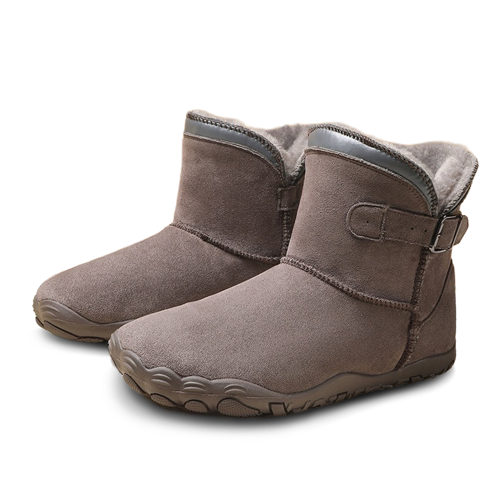 
Bottines doublées avec boucle latérale