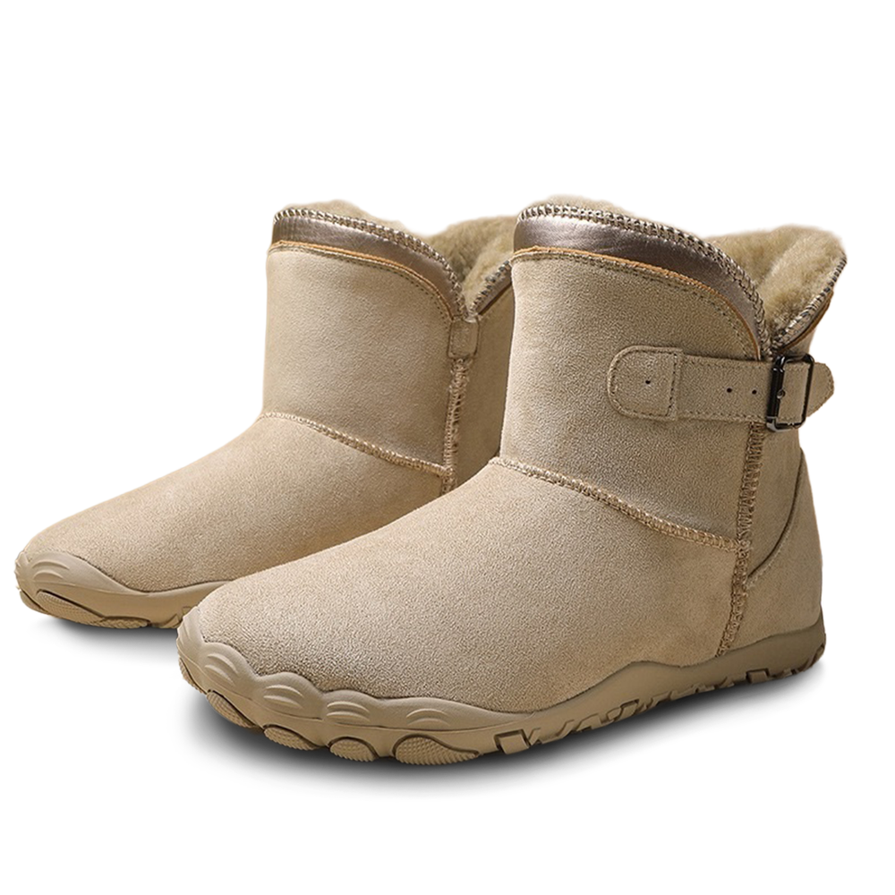 
Bottines doublées avec boucle latérale