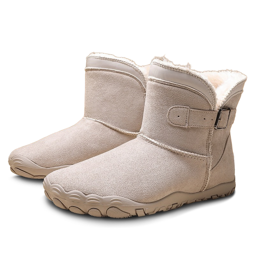 
Bottines doublées avec boucle latérale
