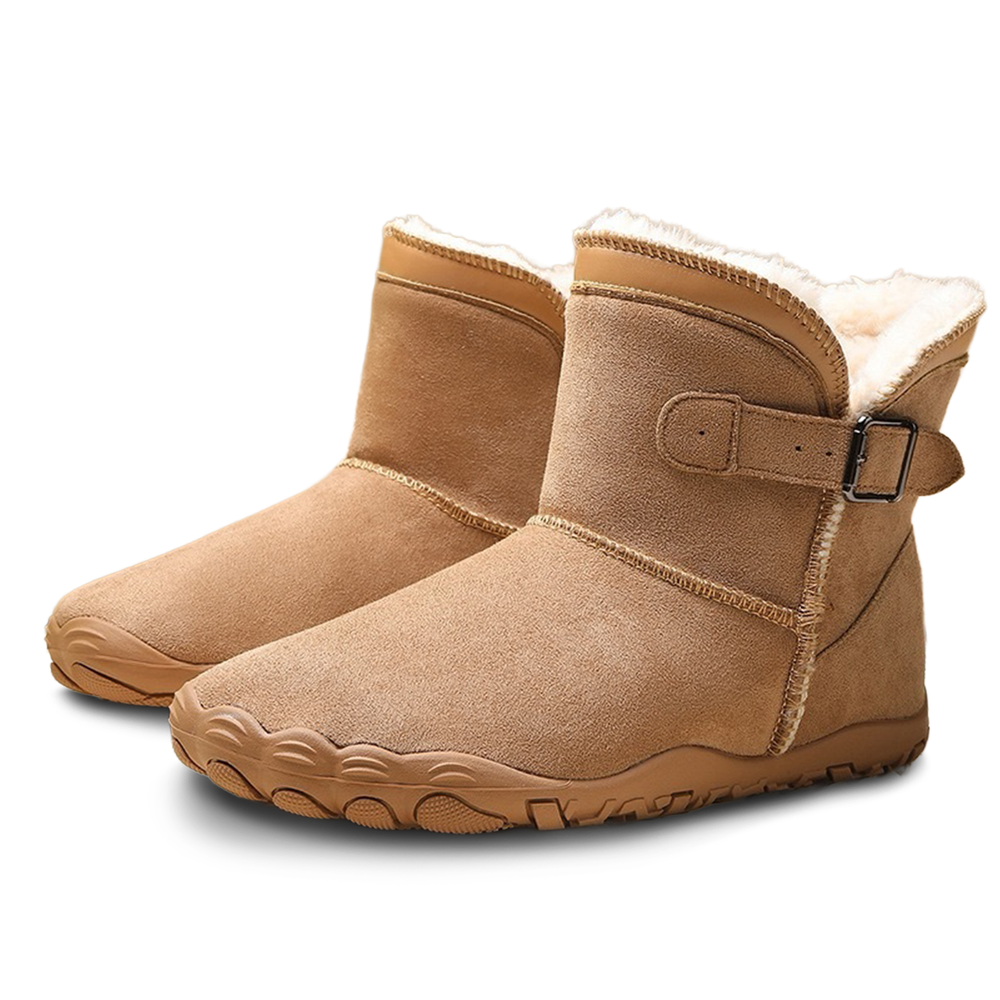 
Bottines doublées avec boucle latérale