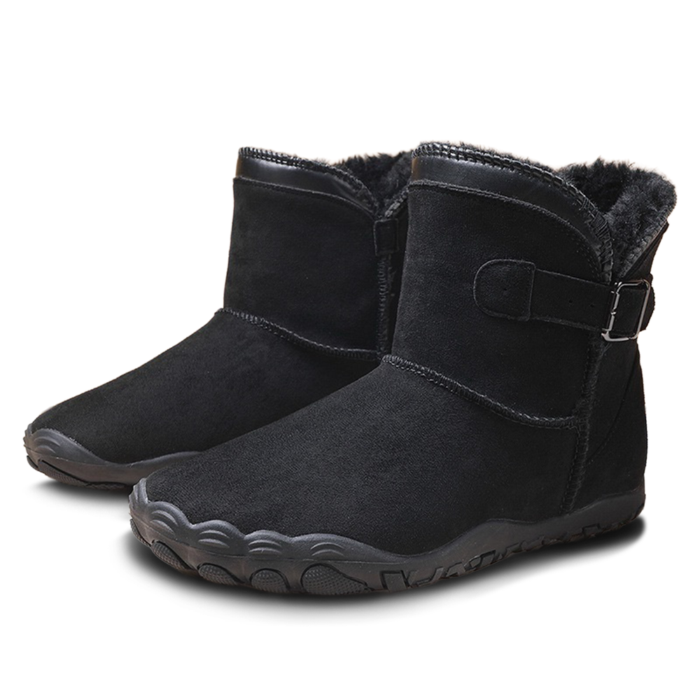 
Bottines doublées avec boucle latérale