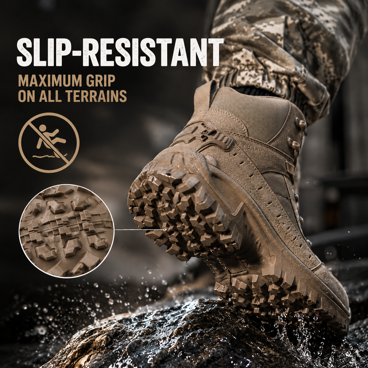 TACTIX slip-resistant boots