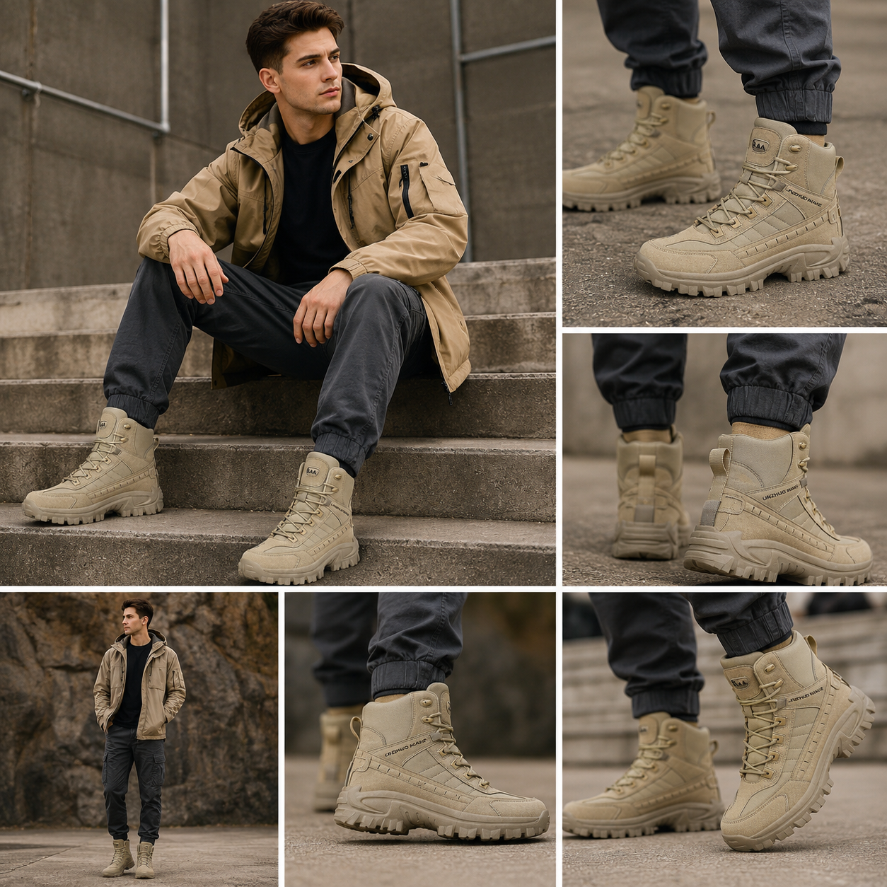 TACTIX™ | Bottes Tactiques : Dominez Chaque Terrain, Par Tous Les Temps!