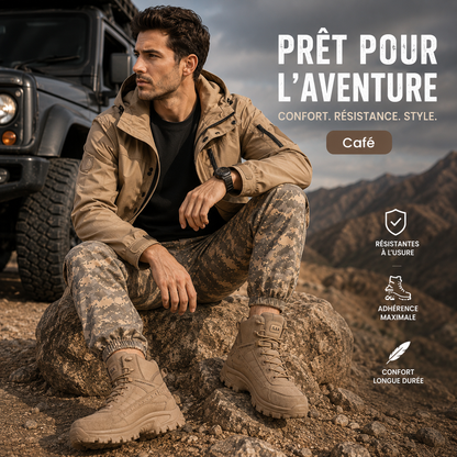 TACTIX™ | Bottes Tactiques : Dominez Chaque Terrain, Par Tous Les Temps!