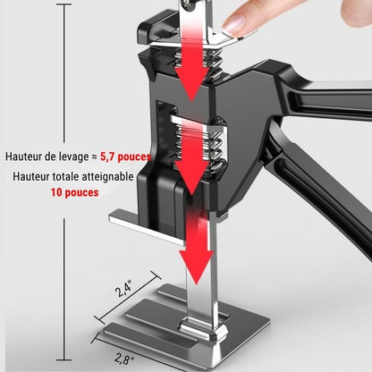 Cric manuel multifonction pour pose & levage facile