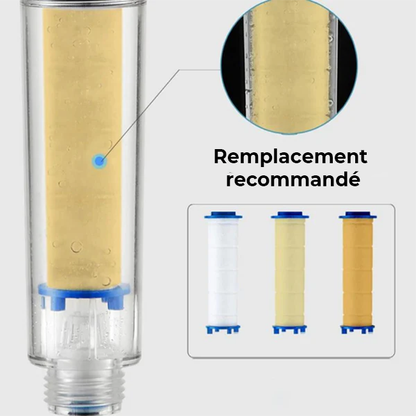 Filtres de remplacement MIR0Shower™ – filtration avancée | eau plus douce | installation 10 s