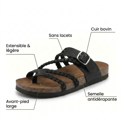 Élégance™ – Sandales à Confort Orthopédiques pour Femme