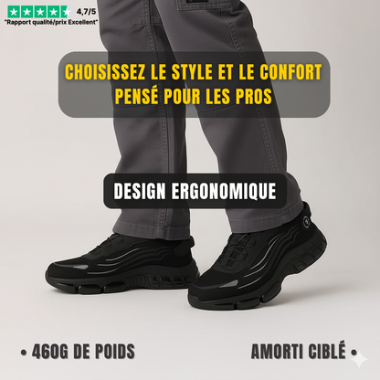 Atlas S3™ – Chaussures de sécurité : norme S3, antidérapantes SRC, étanches WR, coque acier & semelle Kevlar